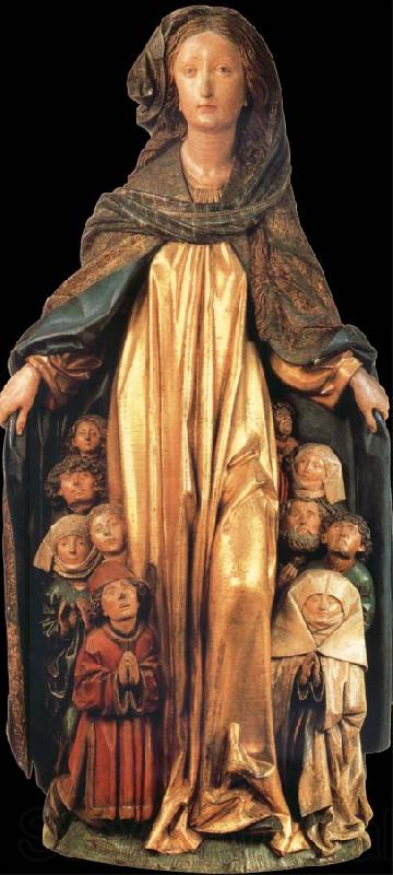 unknow artist The Madonna of the cloak of proteccion